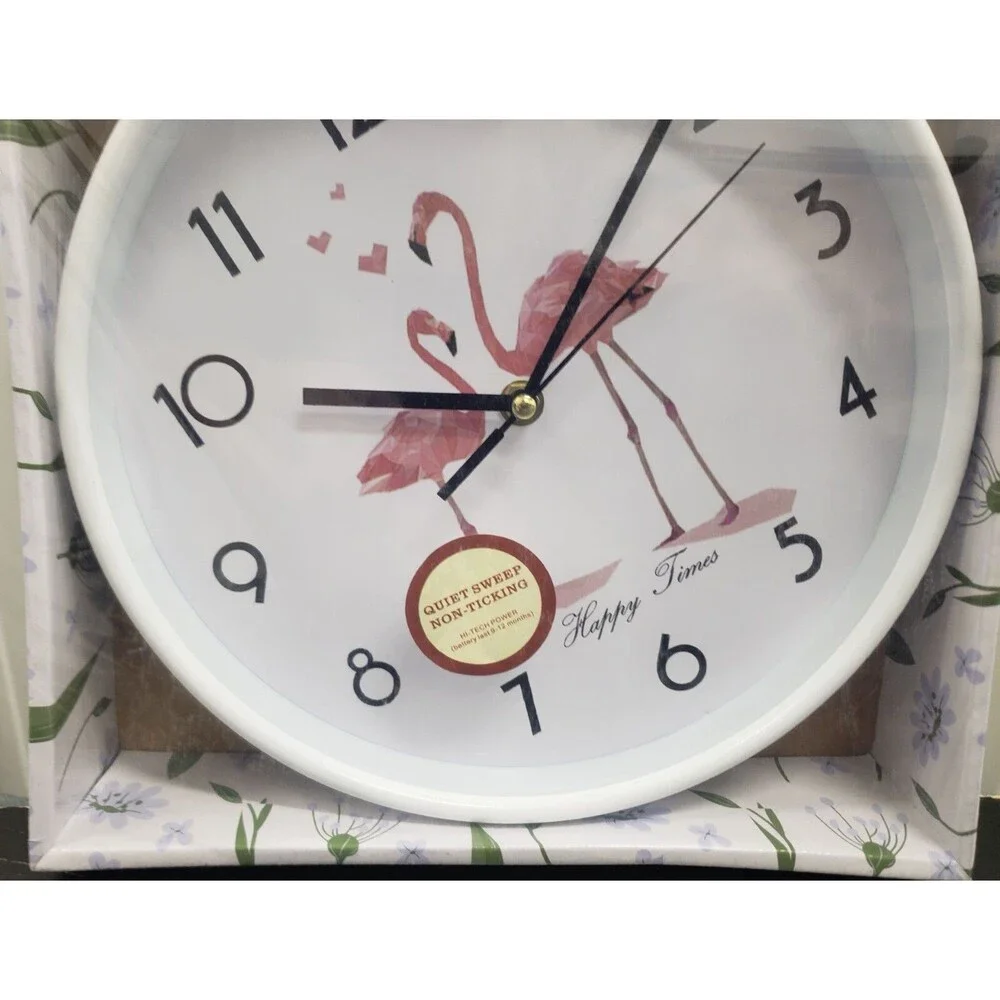 Round Plastic Wall Clock, (app.10